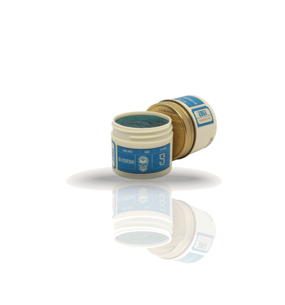 BANDIDO AQUA HAIR STYLING WAX (NO.5)125ML - BLÅ, MEDIUM HOLD