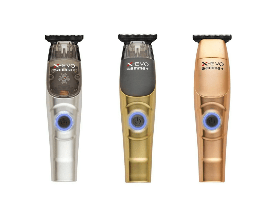 Gamma+ X-EVO Professional Linear Modular Magnetic Motor Trimmer Silver, Gold and